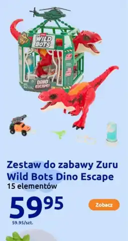 Action Zestaw do zabawy Zuru Wild Bots Dino Escape oferta