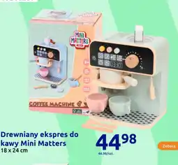 Action Drewniany ekspres do kawy Mini Matters oferta