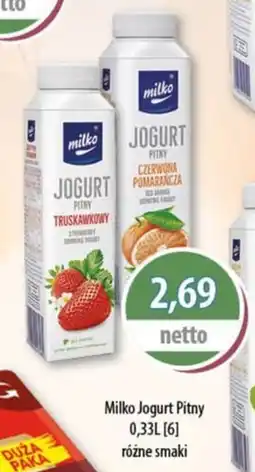 DUO-TES Milko Jogurt Pitny Mlekpol oferta