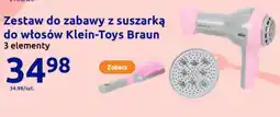 Action Zestaw do zabawy z suszarką do włosów Klein-Toys Braun oferta