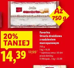 Lidl Strucla z nadzieniem Favorina oferta