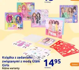 Action Książka z zadaniami związanymi z modą Glam Girls oferta