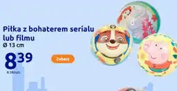 Action Piłka z bohaterem serialu lub filmu oferta