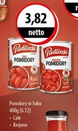 DUO-TES Pomidory w Soku Pudliszki oferta