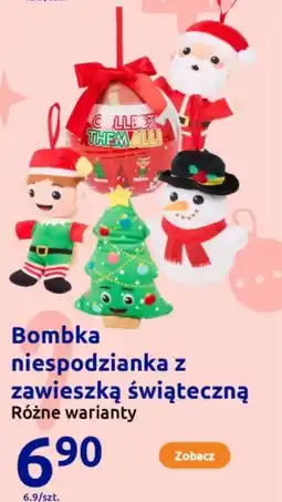 Action Bombka niespodzianka z zawieszką świąteczną oferta