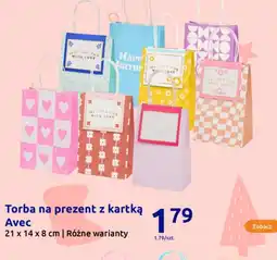 Action Torba na prezent z kartką oferta