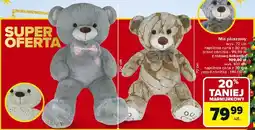 Carrefour Miś pluszowy z różową kokardką 100 cm oferta