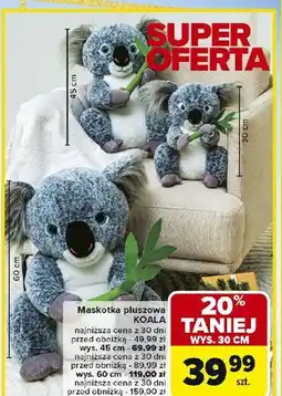 Carrefour Maskotka koala 60 cm oferta