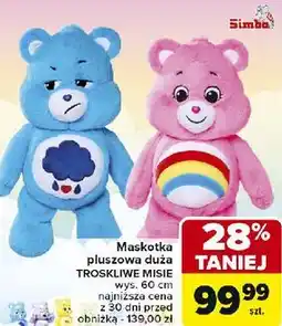Carrefour Maskotka troskliwe misie 60 cm Simba oferta