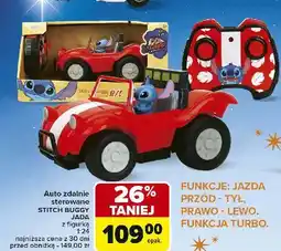 Carrefour Auto stitch buggy z figurką 1:24 Jada oferta