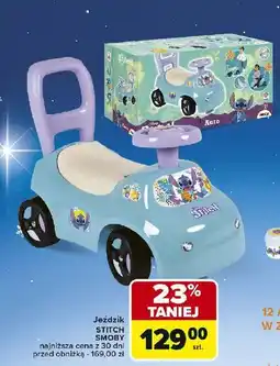 Carrefour Jeździk stitch Smoby oferta