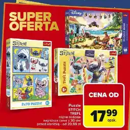 Carrefour Puzzl stitch 2 x 70 el. Trefl oferta