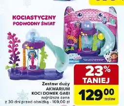 Carrefour Akwarium zestaw koci domek gabi oferta