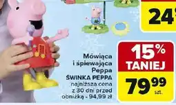 Carrefour Mówiąca i śpiewająca peppa oferta