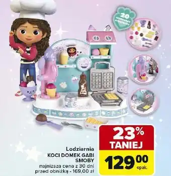 Carrefour Lodziarnia koci domek gabi Smoby oferta