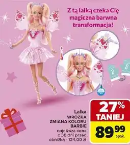 Carrefour Barbie kolorowa wróżka Mattel oferta