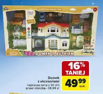 Carrefour Domek z akcesoriami oferta