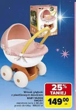 Carrefour Wózek głęboki baby nurse Smoby oferta