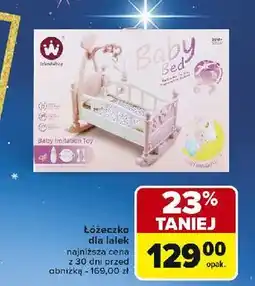 Carrefour Łożeczko dla lalek oferta