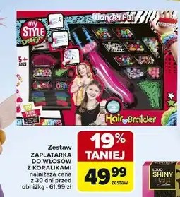 Carrefour Zestaw zaplatarka do włosów z koralikami oferta