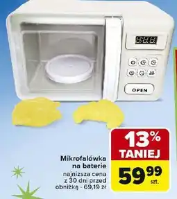 Carrefour Mikrofalówka na baterie oferta