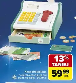 Carrefour Kasa drewniana oferta