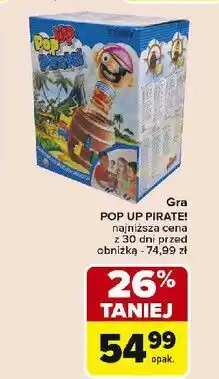 Carrefour Gra pop up pirate Tomy oferta