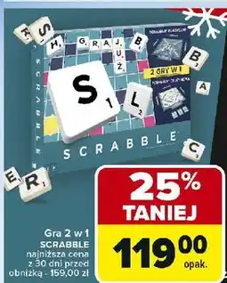 Carrefour Gra scrabble 2w1 oferta