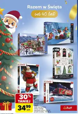 Carrefour Puzzle 1000 elementów Trefl oferta