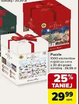 Carrefour Puzzle box 1000 el. christmas market Interdruk oferta