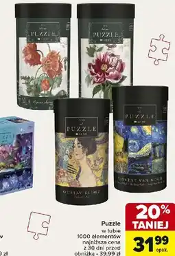 Carrefour Puzzle w tubie 1000el. Interdruk oferta