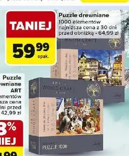 Carrefour Puzzle drewniane 1000 el. Trefl oferta