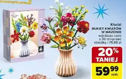 Carrefour Klocki bukiet kwiatów w wazonie oferta