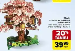 Carrefour Klocki domek na drzewie wiśniowym Lego oferta