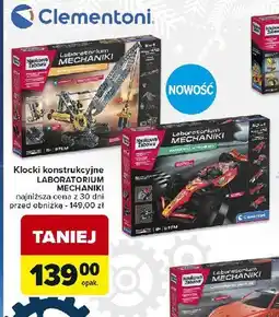 Carrefour Laboratorium mechaniki: samochód wyścigowy Clementoni oferta