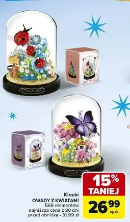 Carrefour Klocki owady z kwiatami 568 el oferta