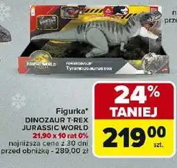 Carrefour Figurka t-rex mega ryk Mattel oferta