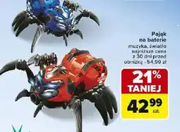 Carrefour Pająk na baterie oferta