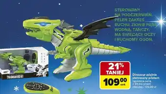 Carrefour Dinozaur zdalnie sterowany pilotem oferta