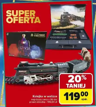 Carrefour Kolejka w walizce oferta