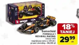 Carrefour Samochód formuła 1 red bull racing 1:43 Bburago oferta