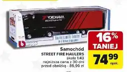 Carrefour Samochód 1:43 street fire haulers Bburago oferta