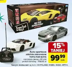 Carrefour Samochód zdalnie sterowany Funny Toys For Boys oferta