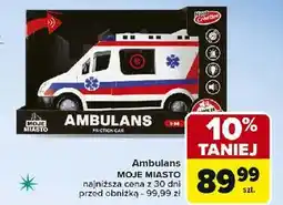 Carrefour Auto ambulans moje miasto 1:14 Mega Creative oferta
