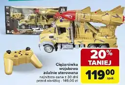 Carrefour Ciężarówka wojskowa zdalnie sterowana oferta