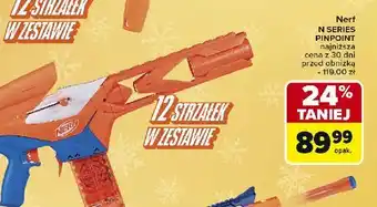 Carrefour Wyrzutnia pinpoint Nerf oferta