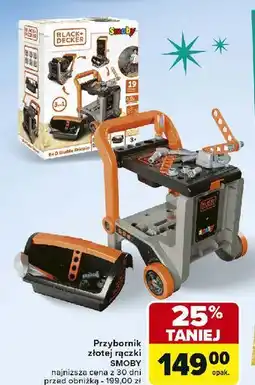 Carrefour Stół majsterkowicza black & decker walizka z narzędziami 3w1 Smoby oferta