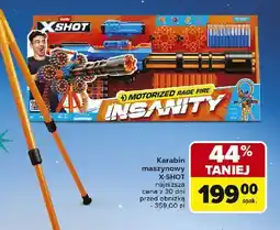 Carrefour Karabin maszynowy x-shot Zuru oferta