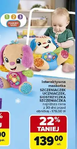 Carrefour Siostrzyczka szczeniaczka uczniaczka Fisher-Price oferta