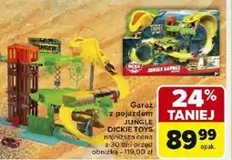 Carrefour Garaż z pojazdem jungle Dickie Toys oferta